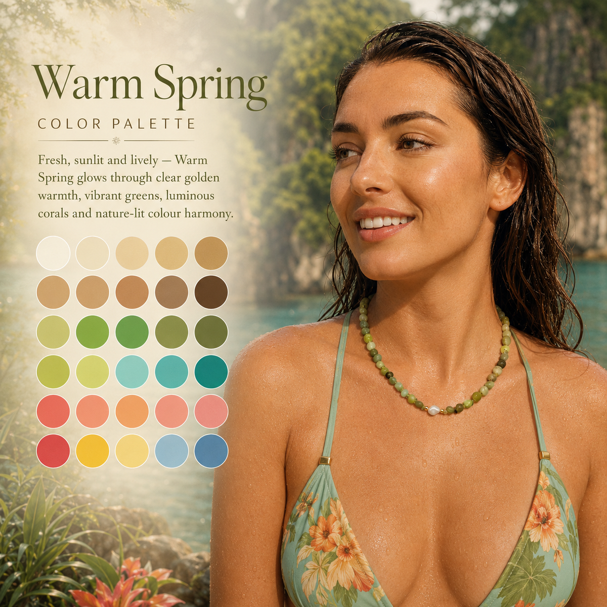 True Spring / Warm Spring Necklace TS-RF02N