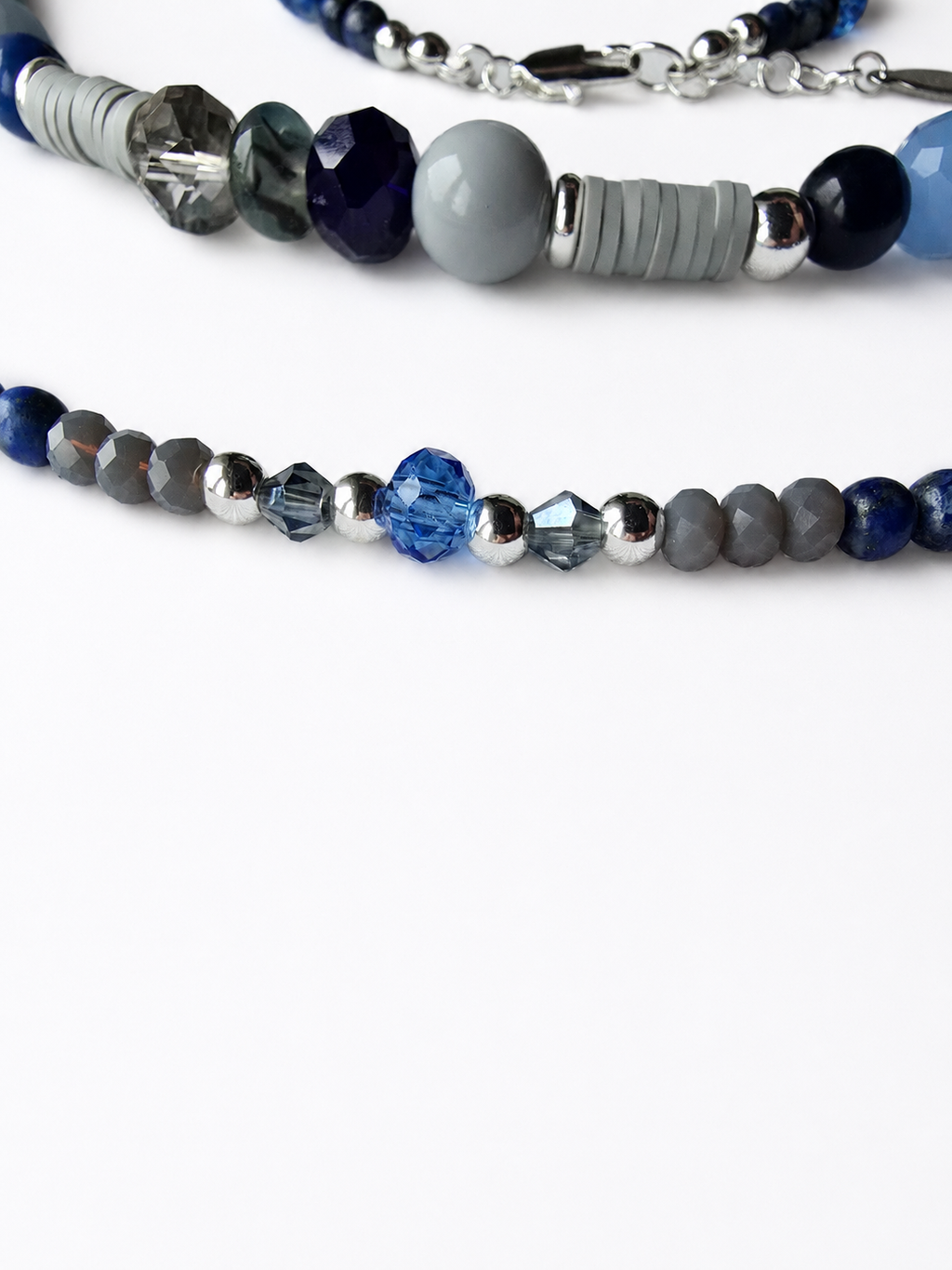 Cool / True Summer & Cool / True Winter - set - necklace, bracelet and anklet