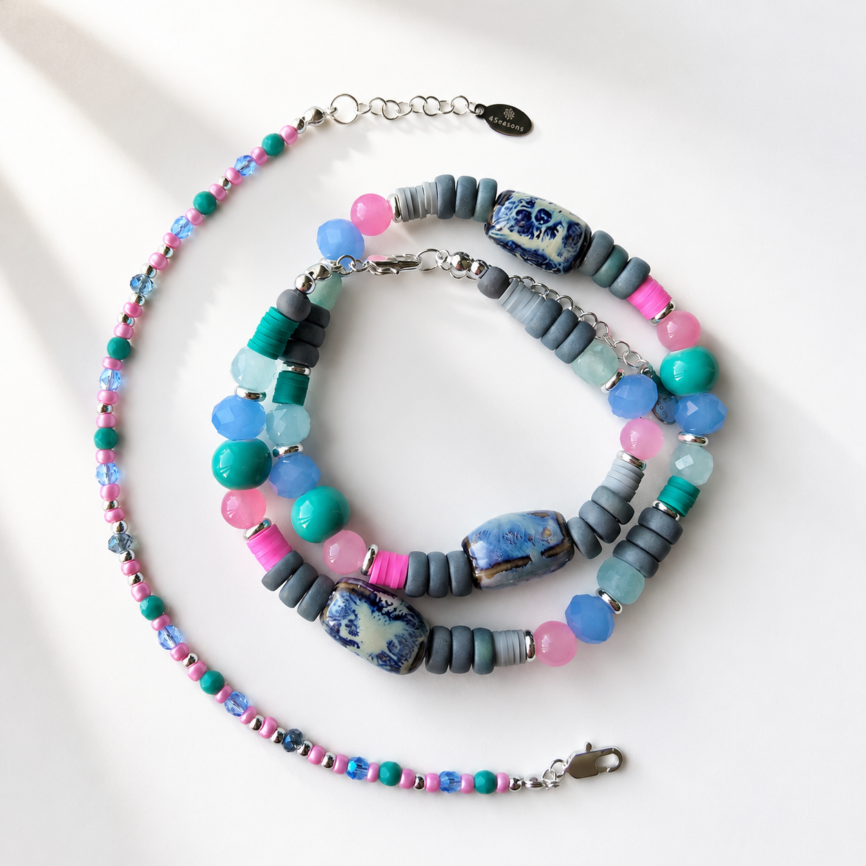 Cool Summer - set - necklace and anklet
