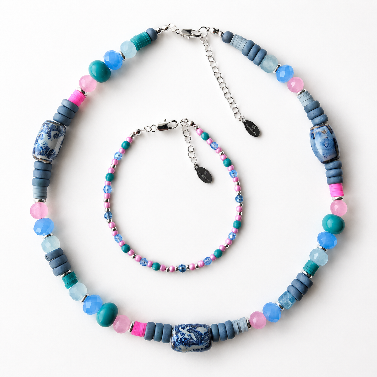 Cool Summer - set - necklace and anklet