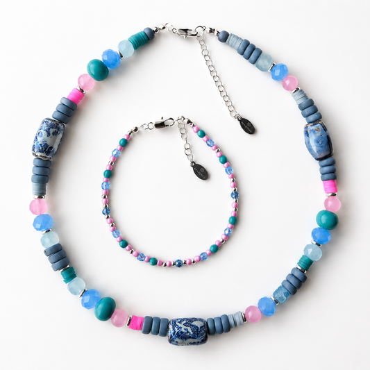 Cool Summer - set - necklace and anklet