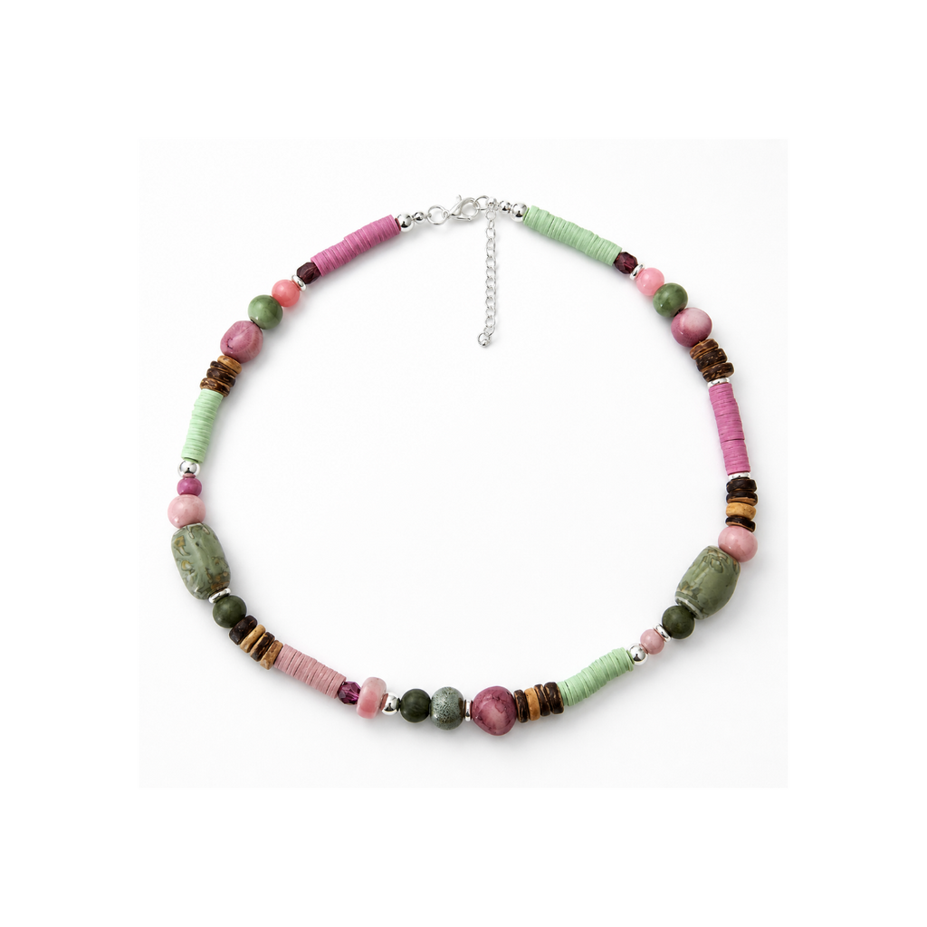 Soft Summer 2 - very rare mauve coral beads